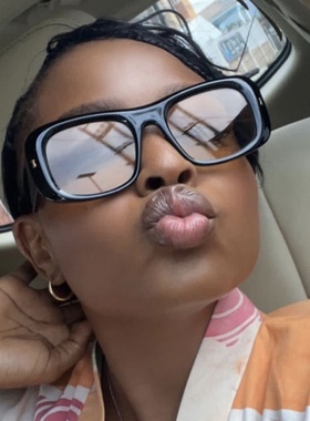 米钉大框方形箭头太阳镜大框潮个性太阳眼镜驾车旅行ins同款墨镜