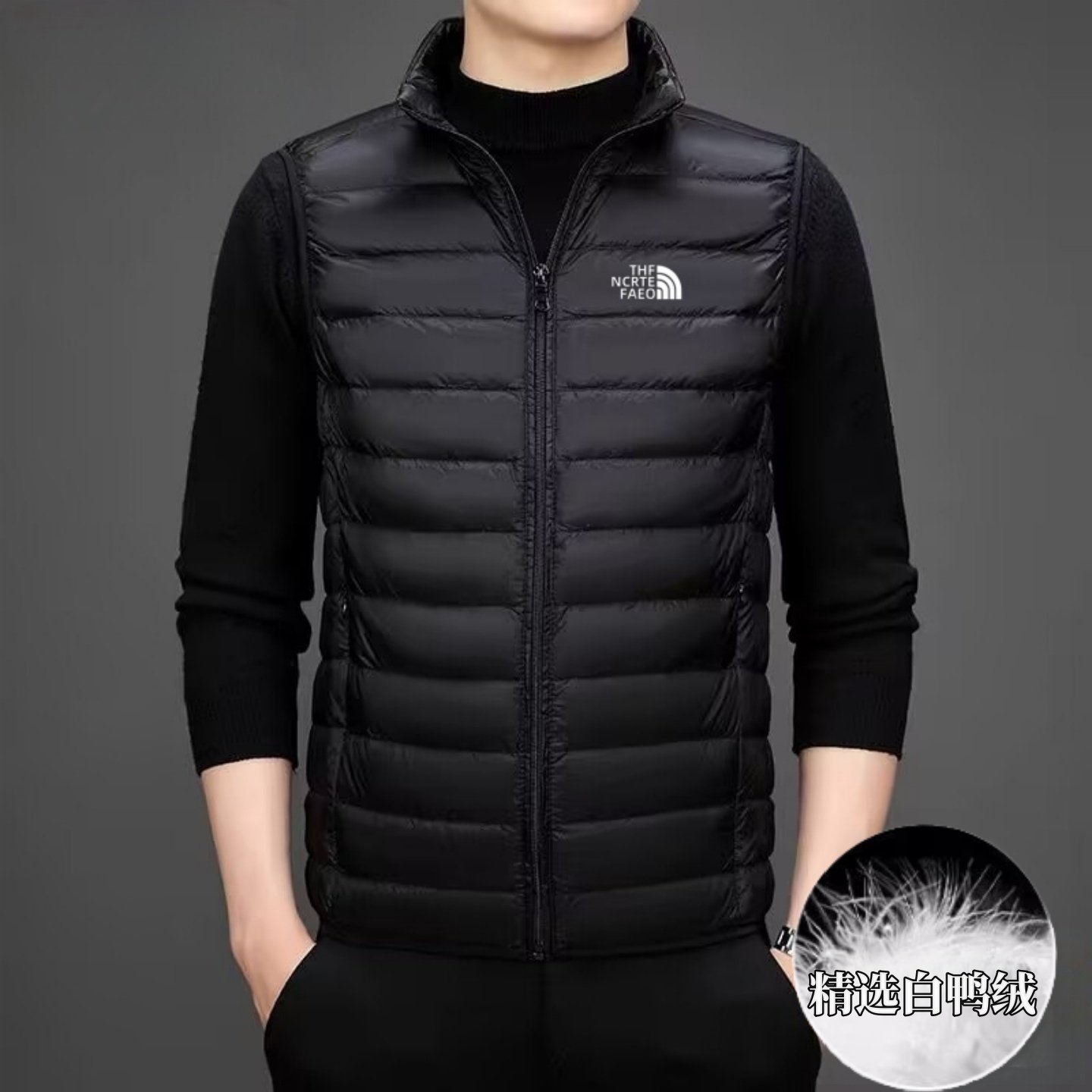 奥莱特价秋冬爆款外套白鸭绒马甲男轻薄羽绒内胆立领羽绒服背心,淘宝优惠券,粉丝福利购,淘宝优惠卷