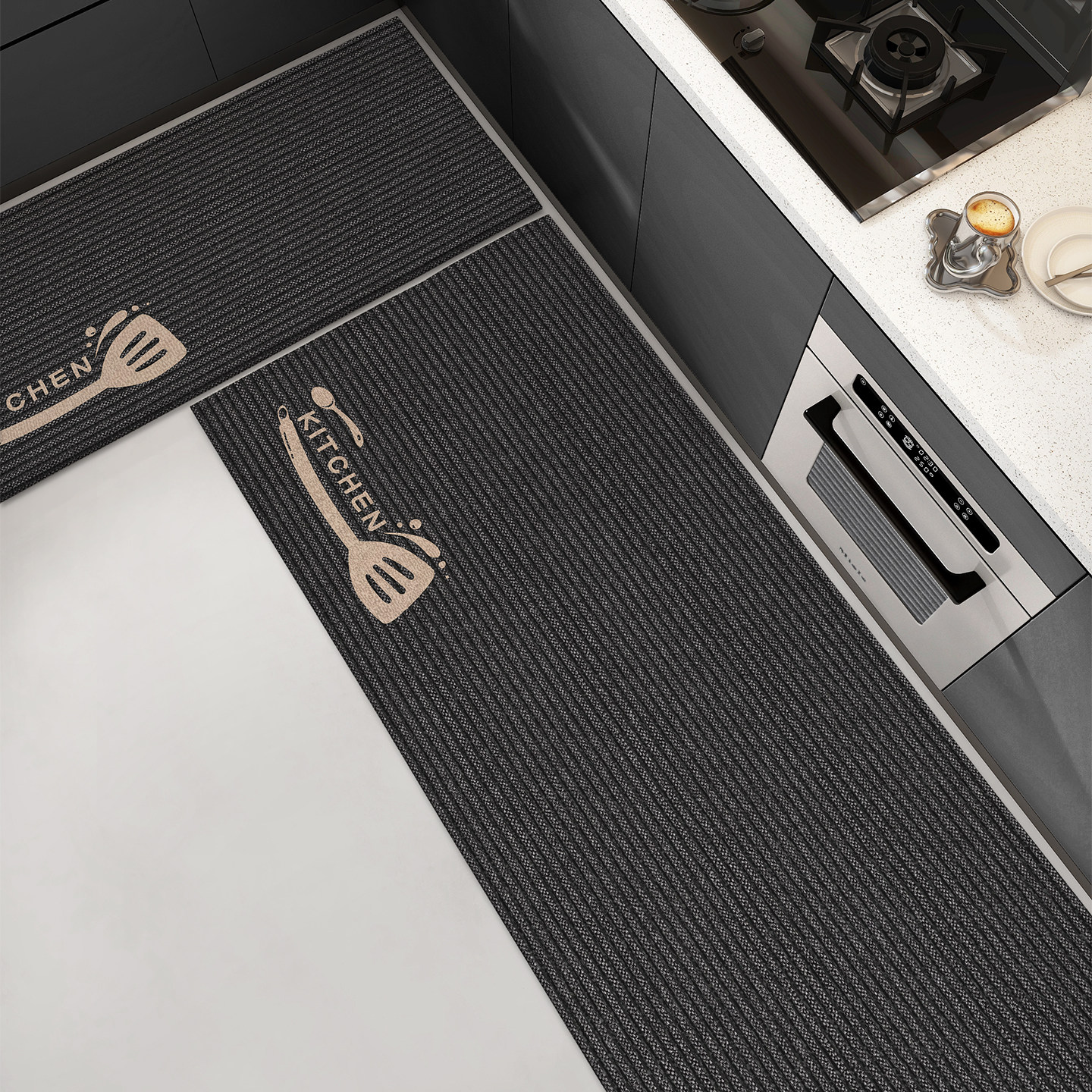厨房专用地垫厨房垫家用长条地毯防水防油耐脏防滑加厚垫进门地垫,淘宝优惠券,粉丝福利购,淘宝优惠卷