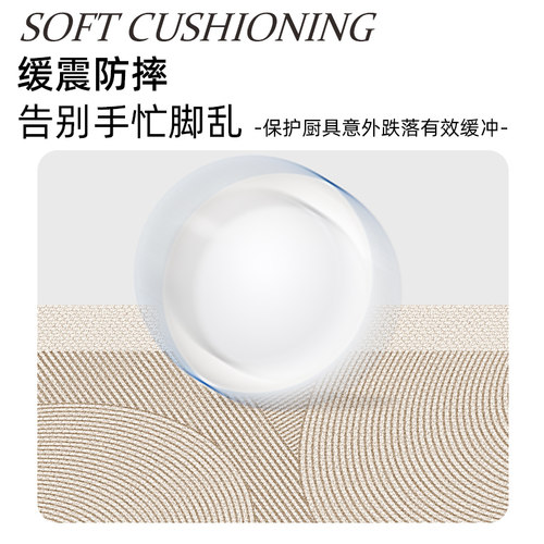 免洗可擦厨房地垫耐脏防滑进门口脚垫吸水软硅藻泥厨地垫长条垫子 - 图2