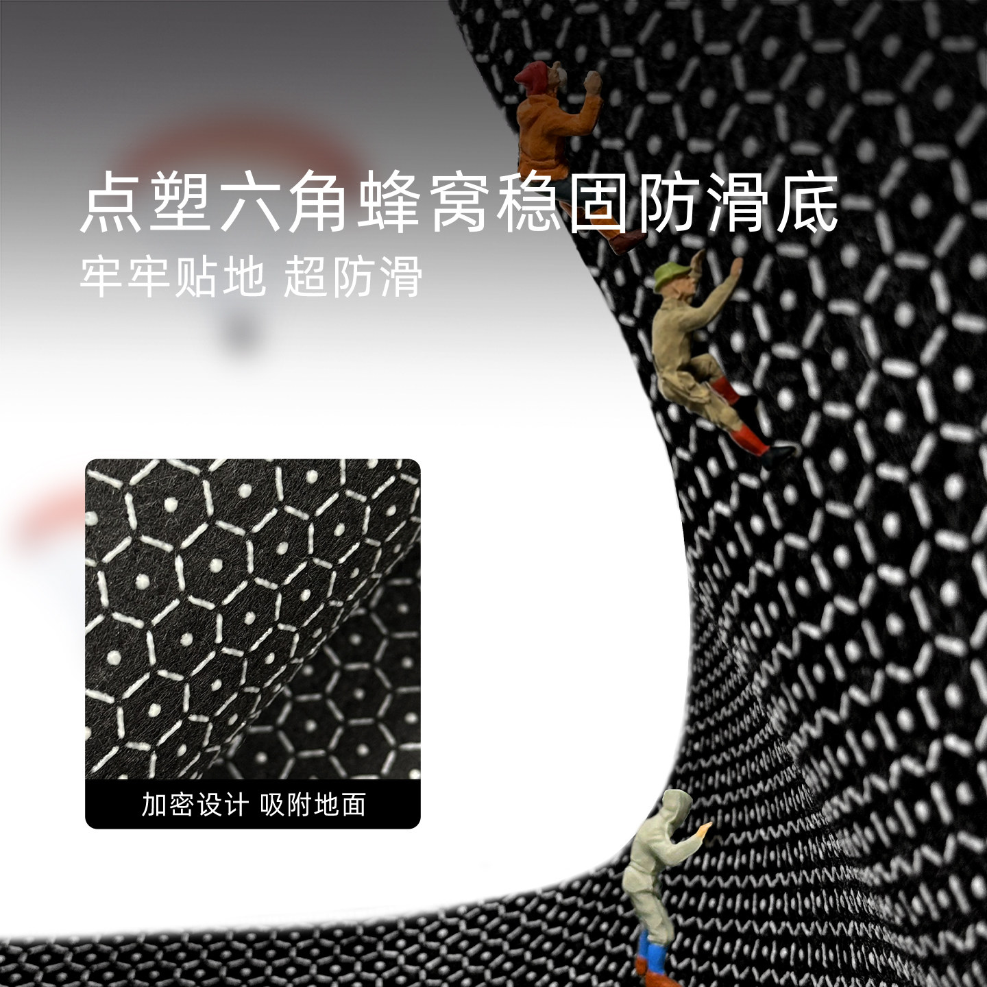 Light luxury kitchen floor mat anti-slip and oil-proof