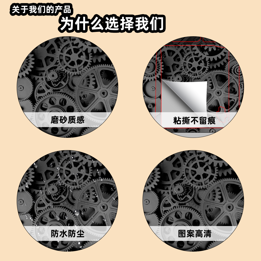 大疆pocket3贴膜贴纸卡通机身膜适用于DJIpocket3保护膜贴纸配件 - 图2