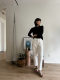 Jeans ແບບ retro ງ່າຍດາຍແລະ versatile