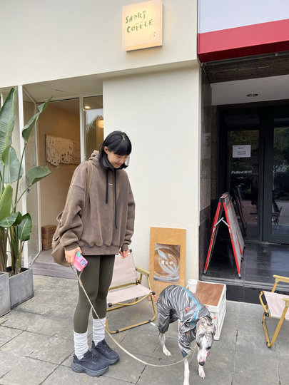 秋冬内搭小能手 王炸质感 休闲氛围时髦复古连帽卫衣 短头花同款