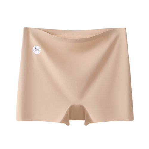 中腰大码隐形粉底液安全内裤女200斤10a抗菌夏季冰丝无痕平角裤 - 图3