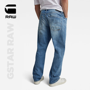 G-STAR RAW 2024春夏新品Dakota弹力舒适直筒挺括牛仔裤男D23691