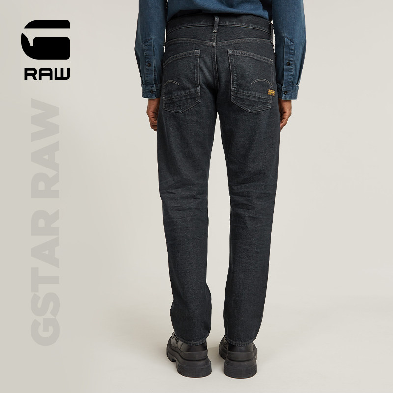 G-STAR RAW男士Dakota硬挺厚款牛仔裤直筒修饰腿型个性长裤D2369,淘宝优惠券,粉丝福利购,淘宝优惠卷