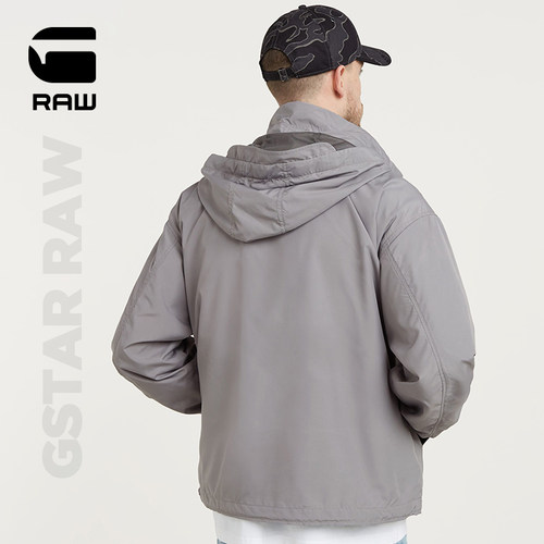 G-STAR RAW男士轻质运动春秋长袖痞帅舒适休闲夹克潮外套D25382 - 图0
