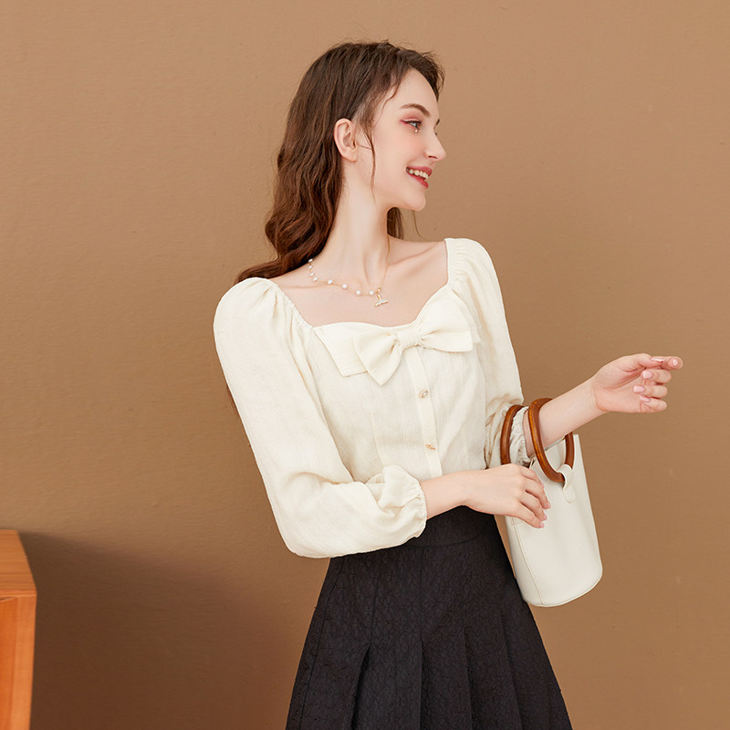 zk lin欧货爆款甜美别致减龄女小衫 zklin蕾丝衫/雪纺衫