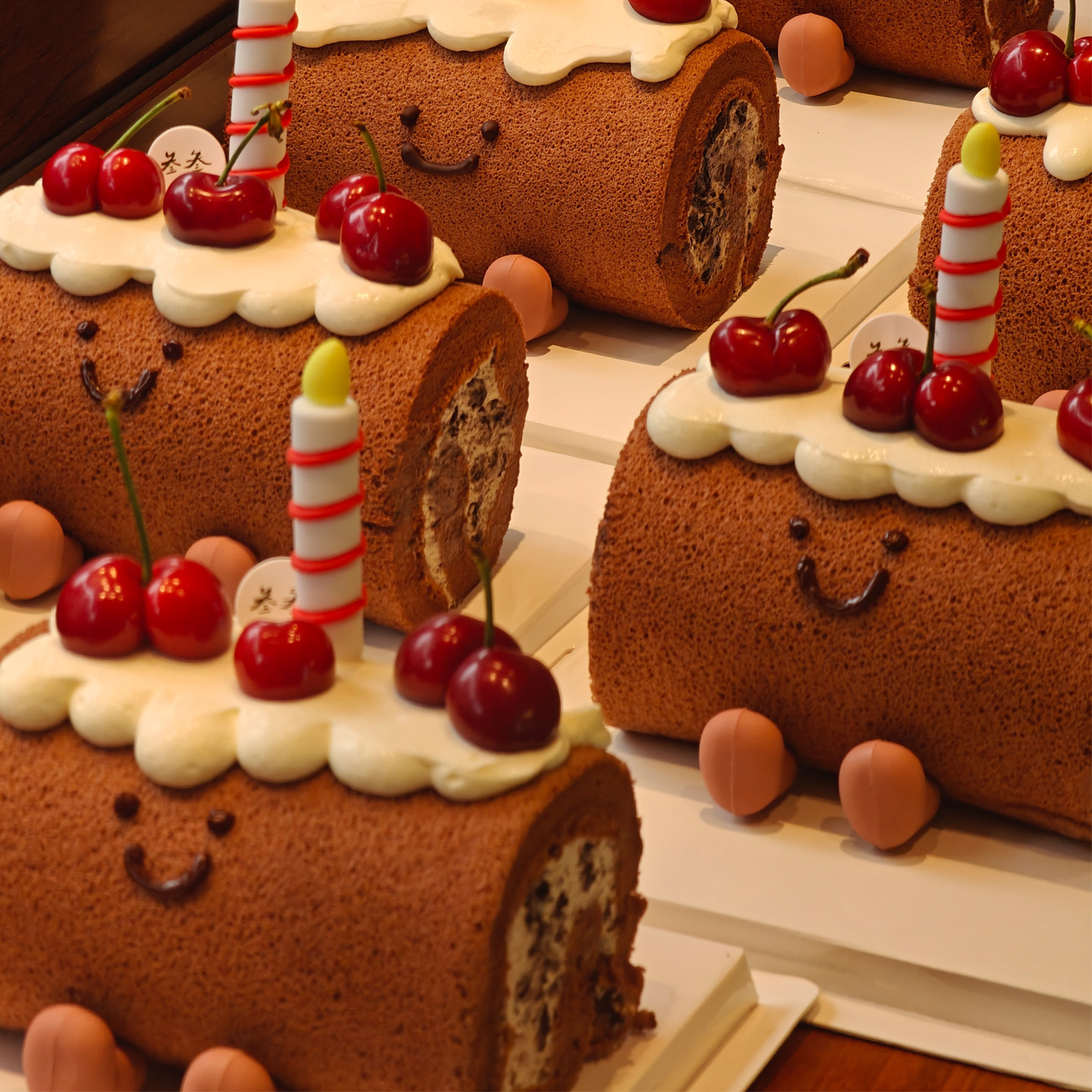 网红创意樱桃季jerrycat毛巾卷蛋糕装饰甜品烘焙蜡烛软陶小脚插件,淘宝优惠券,粉丝福利购,淘宝优惠卷