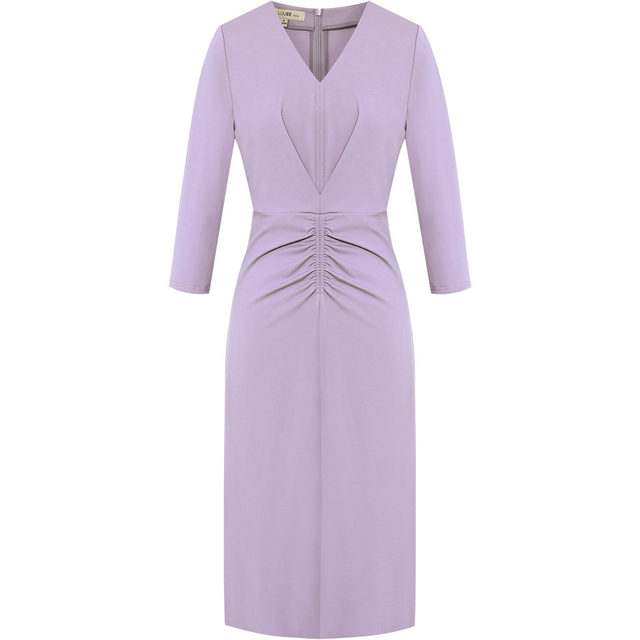 French shirring deconstructed design knitted skirt pink and blue wardrobe