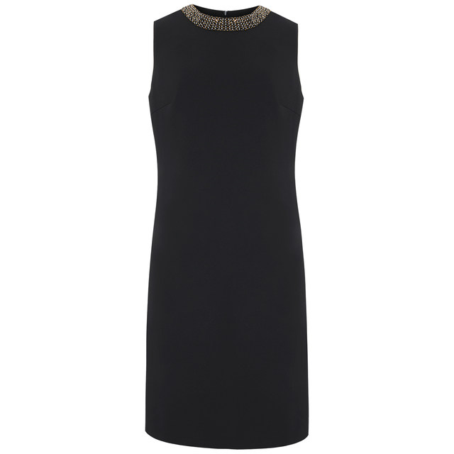 Pink and Blue Wardrobe 2026 Summer New Luxurious Beaded Sleeveless Little Black Dress for Women