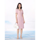 Pink Blue Wardrobe 2026 Summer New Style Gentle Hemp Feeling Temperament Heavy Industry Beaded Dress Dress