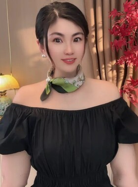 夏季2025新款冰丝缎贝珠磁扣丝巾女时尚百搭护颈长巾旅行拍照围巾