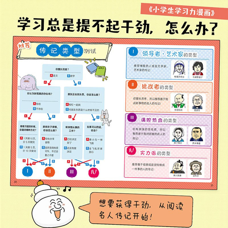 学校学不到的成长课 学习力篇+共情力篇 全10册 学习力自理能力 6~12岁孩子的幽默教育漫画 让孩子的数学思维阅全面提升
