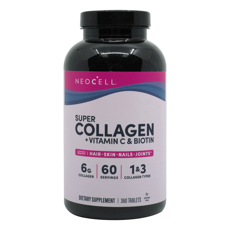 美国直邮 NeoCell Super Collagen+C胶原蛋白片提拉紧致女性360片