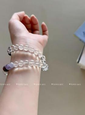 双层紫水晶手链饰品网聚特色现货