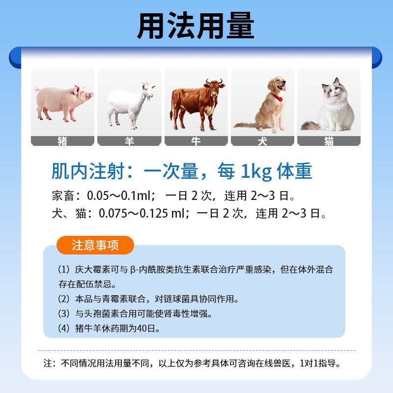 庆大霉素注射用液兽用庆大霉素鱼用乌龟肠炎肺炎犬猫咪狗狗用拉稀,淘宝优惠券,粉丝福利购,淘宝优惠卷