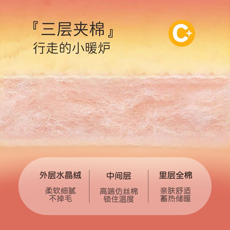 新世家族专柜同款秋冬季夹棉睡衣女士大码加绒厚针织家居服套装,淘宝优惠券,粉丝福利购,淘宝优惠卷