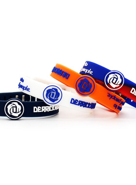 森林狼队球星25号罗斯夜光手环圈可调节大小金属搭扣运动硅胶腕带