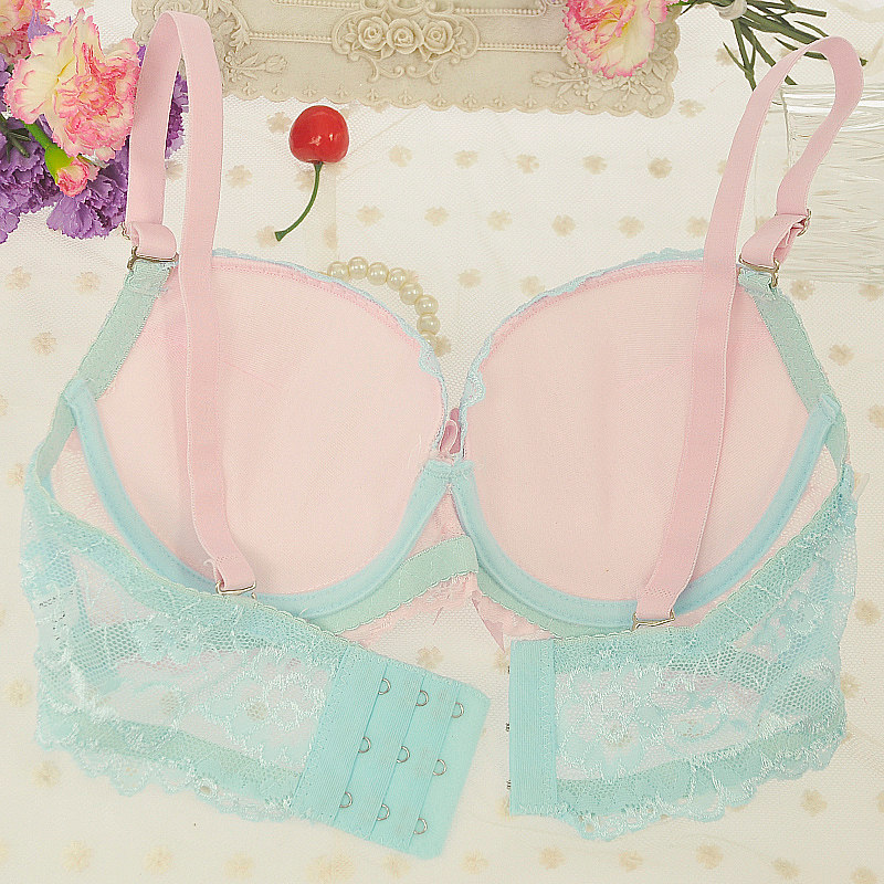 学生文胸套装内衣套装套装小胸小胸性感日系蕾丝少女文胸内裤,淘宝优惠券,粉丝福利购,淘宝优惠卷