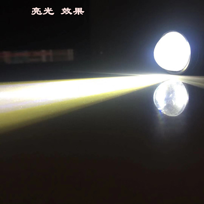 摩托车led透镜雾灯牛眼灯12V聚光射灯改装灯10W鹰眼灯照明尾灯-图0