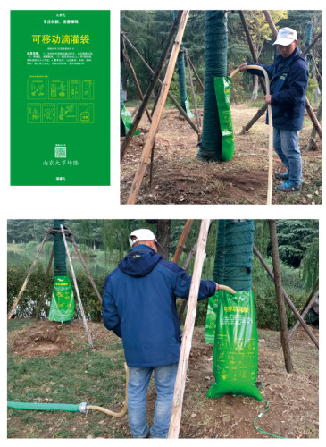 绿化滴灌袋 可移动营养液袋 移栽树木专用滴灌袋 园林养护袋50L - 图0