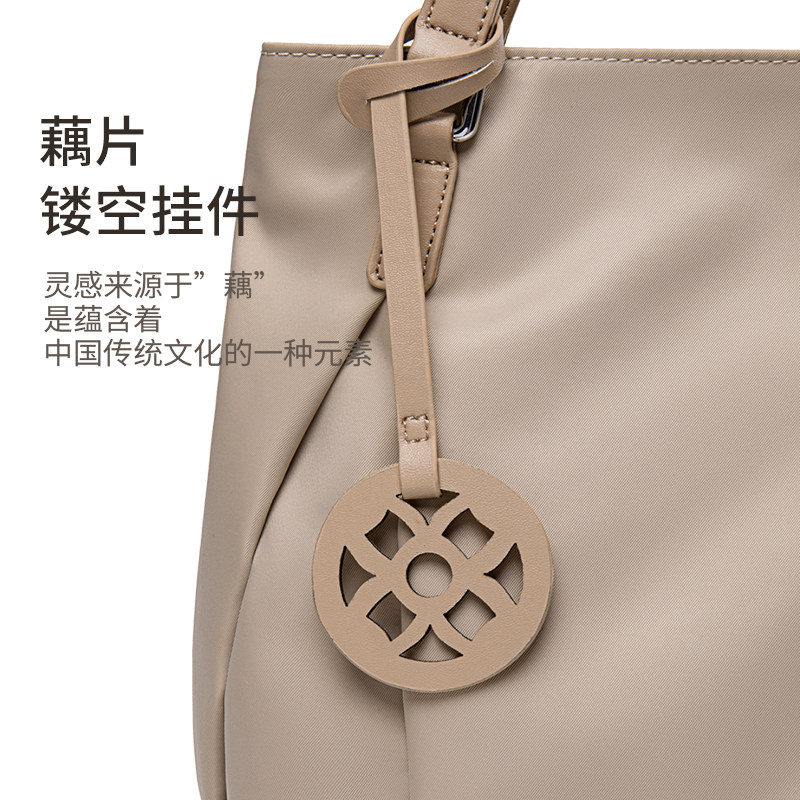 莱夫玲珑托特包2026新款大容量单肩包女妈咪包牛津帆布百搭手提包,淘宝优惠券,粉丝福利购,淘宝优惠卷