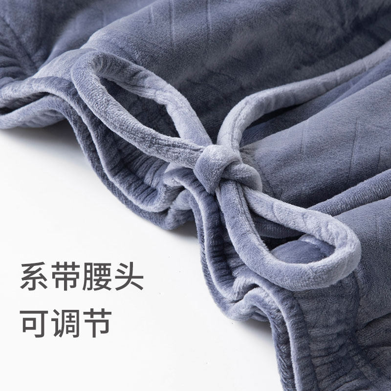 SCHIESSER舒雅铂雅男士超柔绒剪花圆领大码秋冬睡衣家居服套装,淘宝优惠券,粉丝福利购,淘宝优惠卷