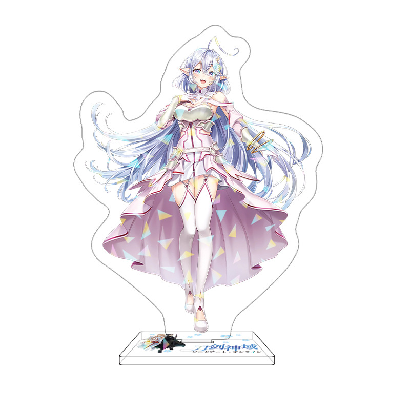 动漫周边刀剑神域立牌亚丝娜桐人朝田诗乃爱丽丝亚克力桌面摆件 - 图3