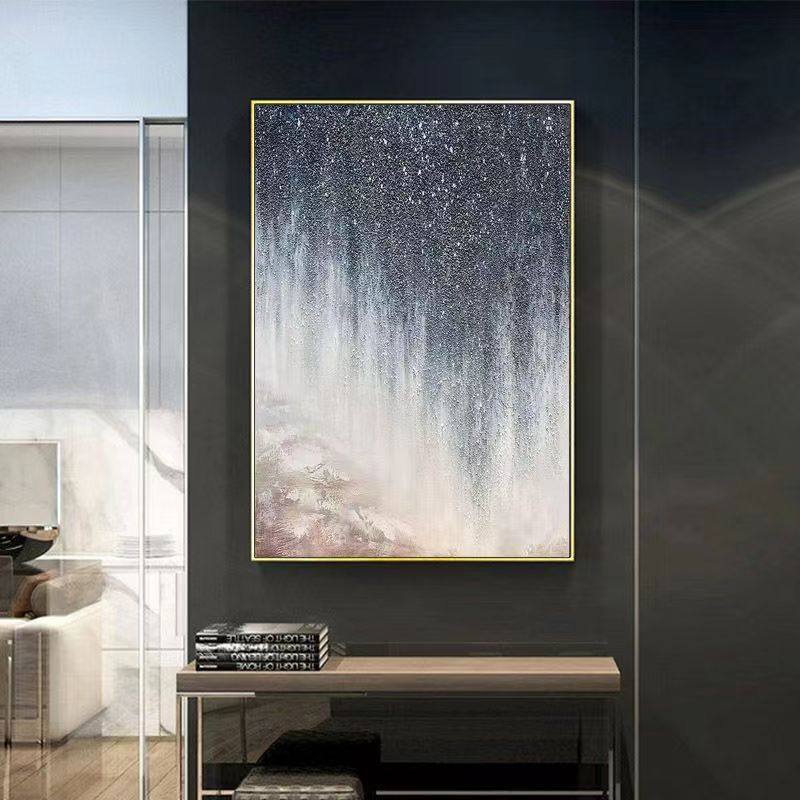 手绘油画肌理星空抽象挂画高级感现代装饰画玄关客厅沙发落地刀画,淘宝优惠券,粉丝福利购,淘宝优惠卷
