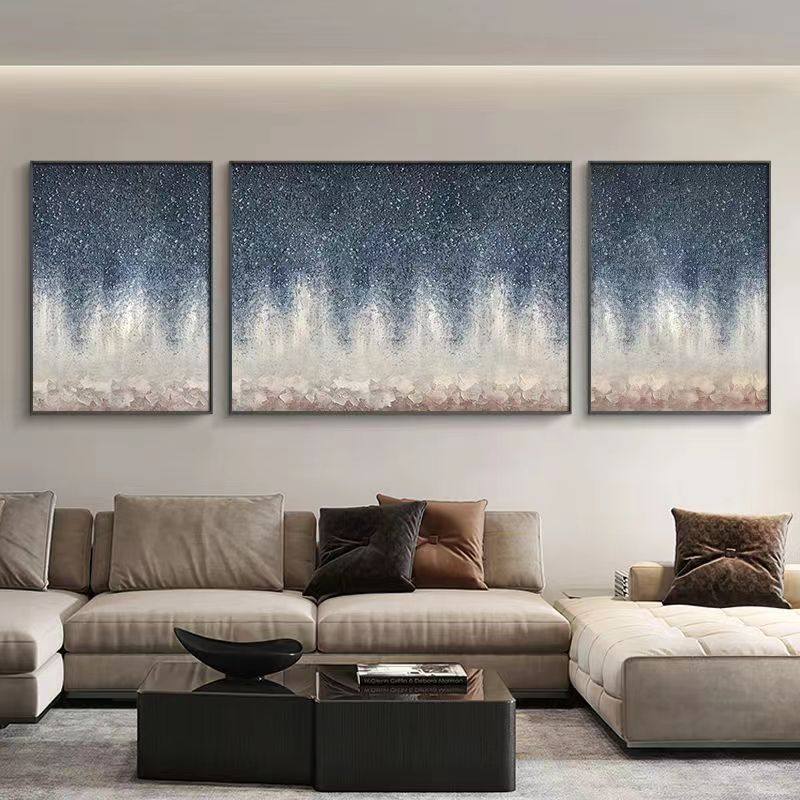 手绘油画肌理星空抽象挂画高级感现代装饰画玄关客厅沙发落地刀画,淘宝优惠券,粉丝福利购,淘宝优惠卷