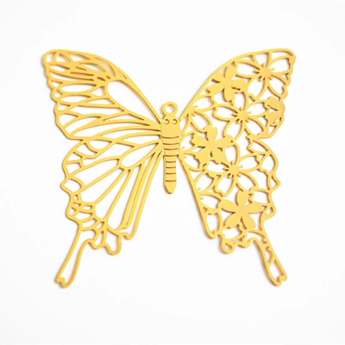 Медный чехол для телефона с бабочкой ручной работы, набор материалов, комплект, поделки ручной работы