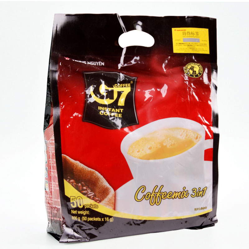 中原g7咖啡800g（16g*50包）正品越南g7进口原装速溶香醇咖啡 - 图3