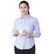 Long-sleeved cotton large size striped business attire interview shirt