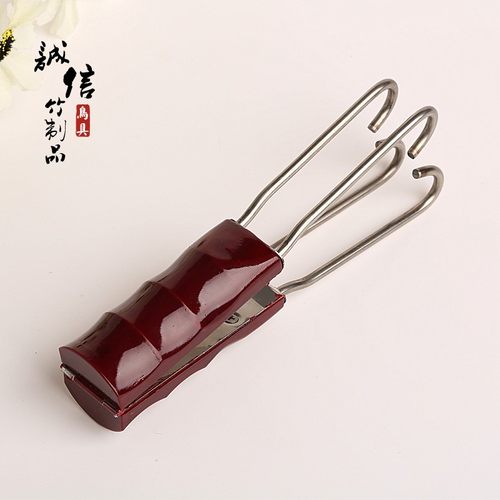 画眉鸟笼扁担伸缩提手笼挑手提挑挂钩工具提两笼子遛鸟 - 图0