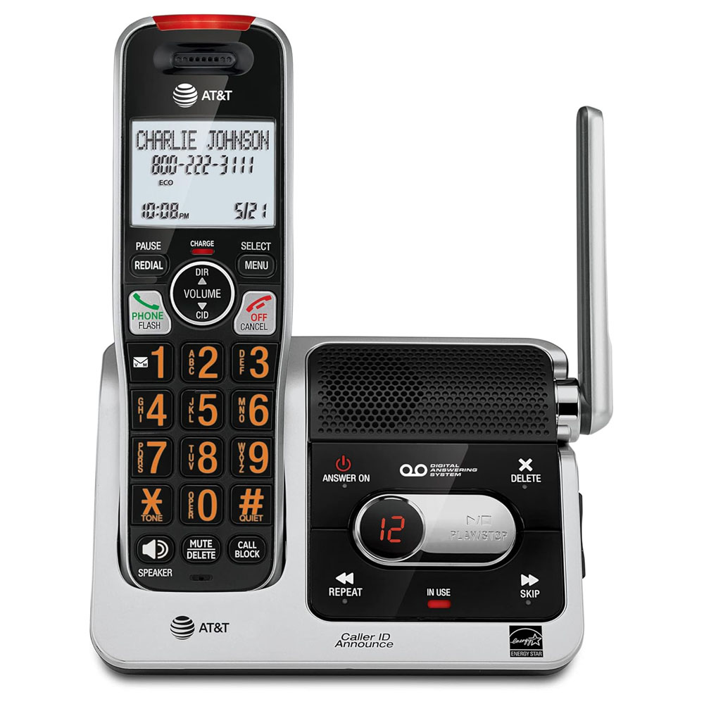 100%美国代购进口AT&T BL102 DECT 6.0对带讲答录拦截无绳电话机 - 图0