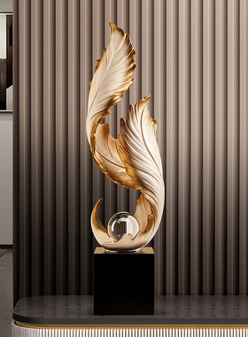 新中式玄关壁龛风生水起摆件