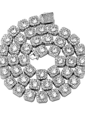 锆石手链古巴手链冰糖链5A锆石网