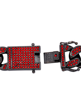 欧美嘻哈饰品20MM菱形古巴链项链