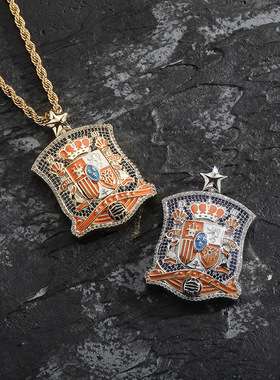 欧美INS嘻哈爆款足球俱乐部徽章