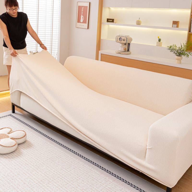 沙发套全包弹力套四季通用型新款奶油雪尼尔加厚防猫抓保护沙发罩,淘宝优惠券,粉丝福利购,淘宝优惠卷