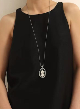 镀K金气质时尚珠算项链