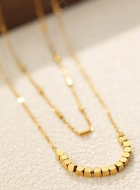 简约气质时尚双层串珠项链