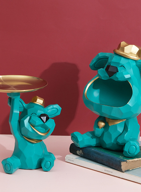 斯堪的纳维亚无障碍豪华风格乔迁礼品入口钥匙存储饰品家居装饰创