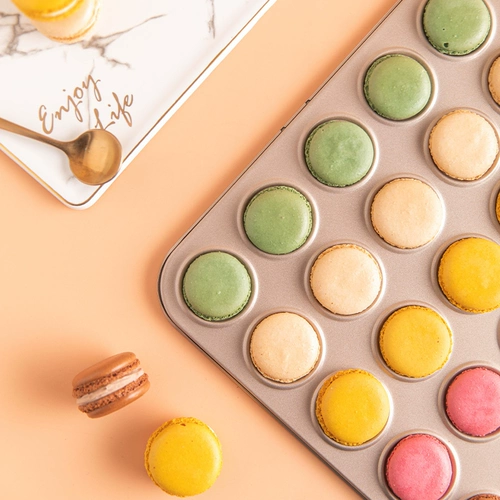 Печенье для выпечки на кастрюле Home Biscuits плесень светло -зеленый маленький свежий свежий макарон какао -хрустящий кусок, не -стабильный противень