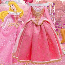 Festive performance European and American girls love Loo princess dresses Sleeping Beauty Elo Lian dress Dress Girl Foreign Air Birthday Dress