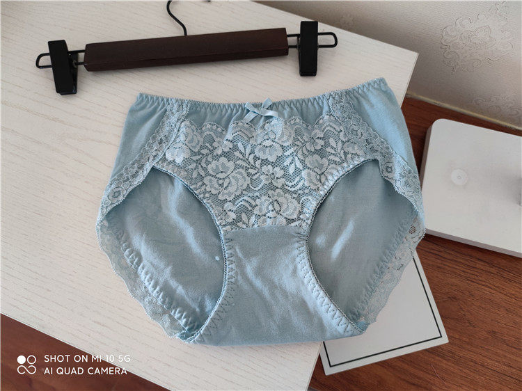 日系外贸女士纯棉内裤中腰包臀蕾丝无痕高开叉无缝白色全棉档大码,淘宝优惠券,粉丝福利购,淘宝优惠卷