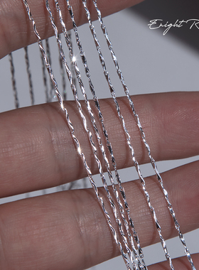 EnightRose/S925纯银元宝链项链