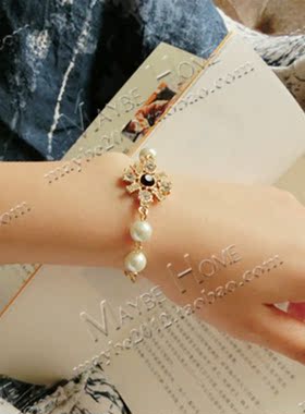 韩国复古淑女风珍珠